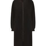 cappotto bomber zip lungo 