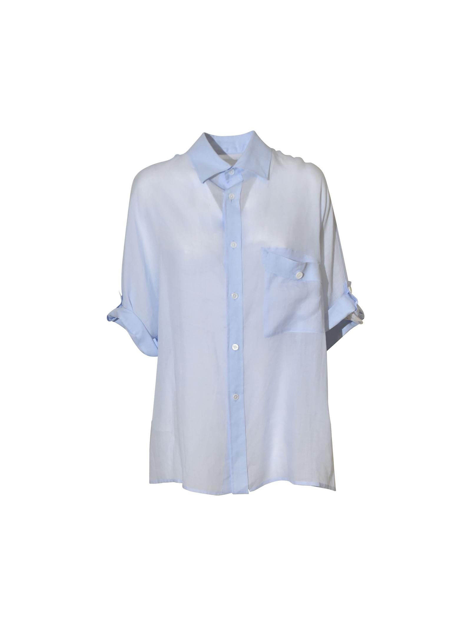 camicia m/m con taschino 