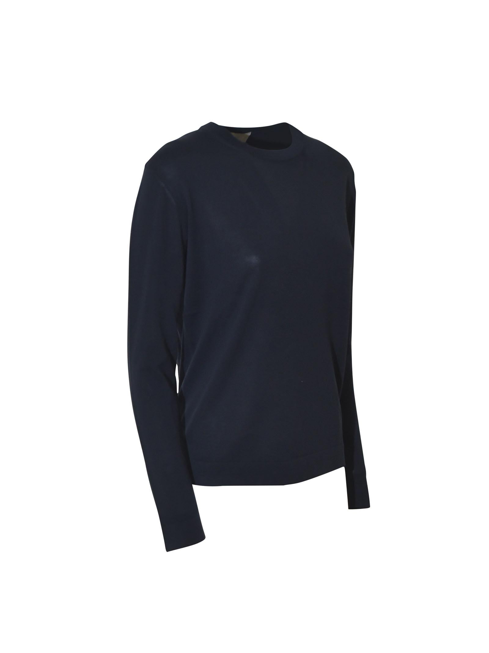 maglia girocollo m/l bordi tubolari 