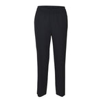 pantaloni capri con elastico gamba dritta 