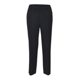 pantaloni capri con elastico gamba dritta 