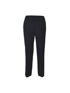 pantaloni capri con elastico gamba dritta