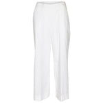 pantaloni kirk gamba larga caviglia con risvolto 