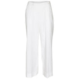 pantaloni kirk gamba larga caviglia con risvolto 