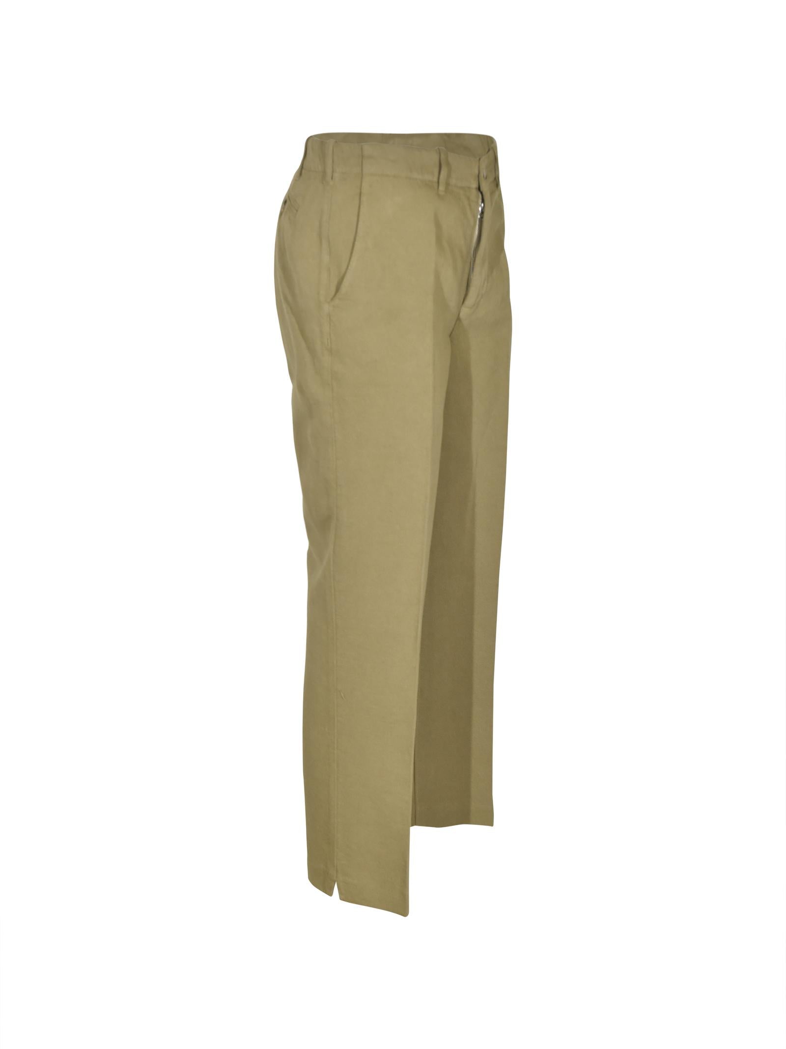 pantaloni parigi gamba dritta con spacchi 