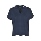maglia m/m colletto scollo v 