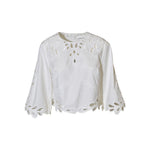 camicia m/l con pizzo 