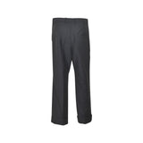 pantaloni gamba dritta risvolto 
