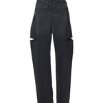 jeans con tagli laterali 