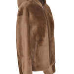 giaccone con zip me cappuccio 