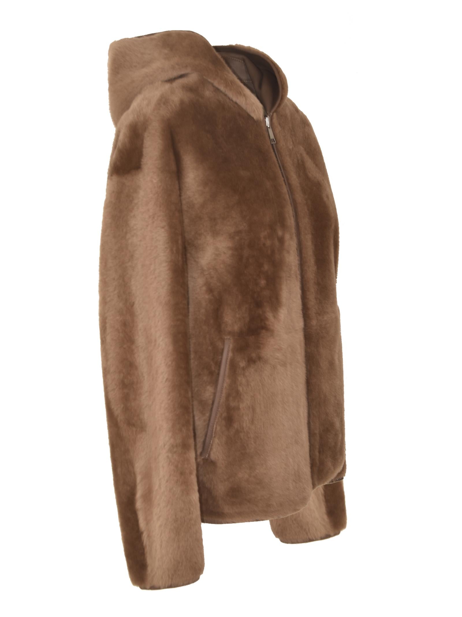 giaccone con zip me cappuccio 