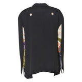 giacca doppiopetto over kimono 