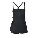 top spalline incrociate 