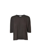 maglia girocollo m 3/4 over spacchi laterali