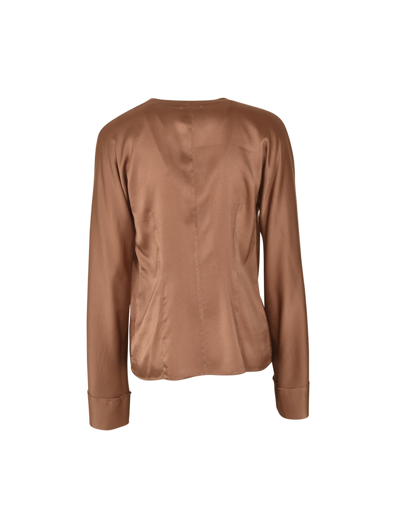 camicia incrociata raso seta 