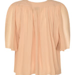 top mezza manica crepe de chine 