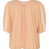 top mezza manica crepe de chine 