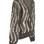 cardigan paillettes animalier 