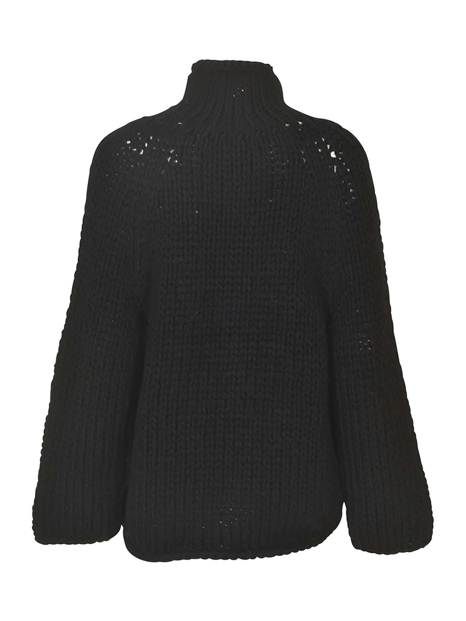 giacca maglia collo alto costa 