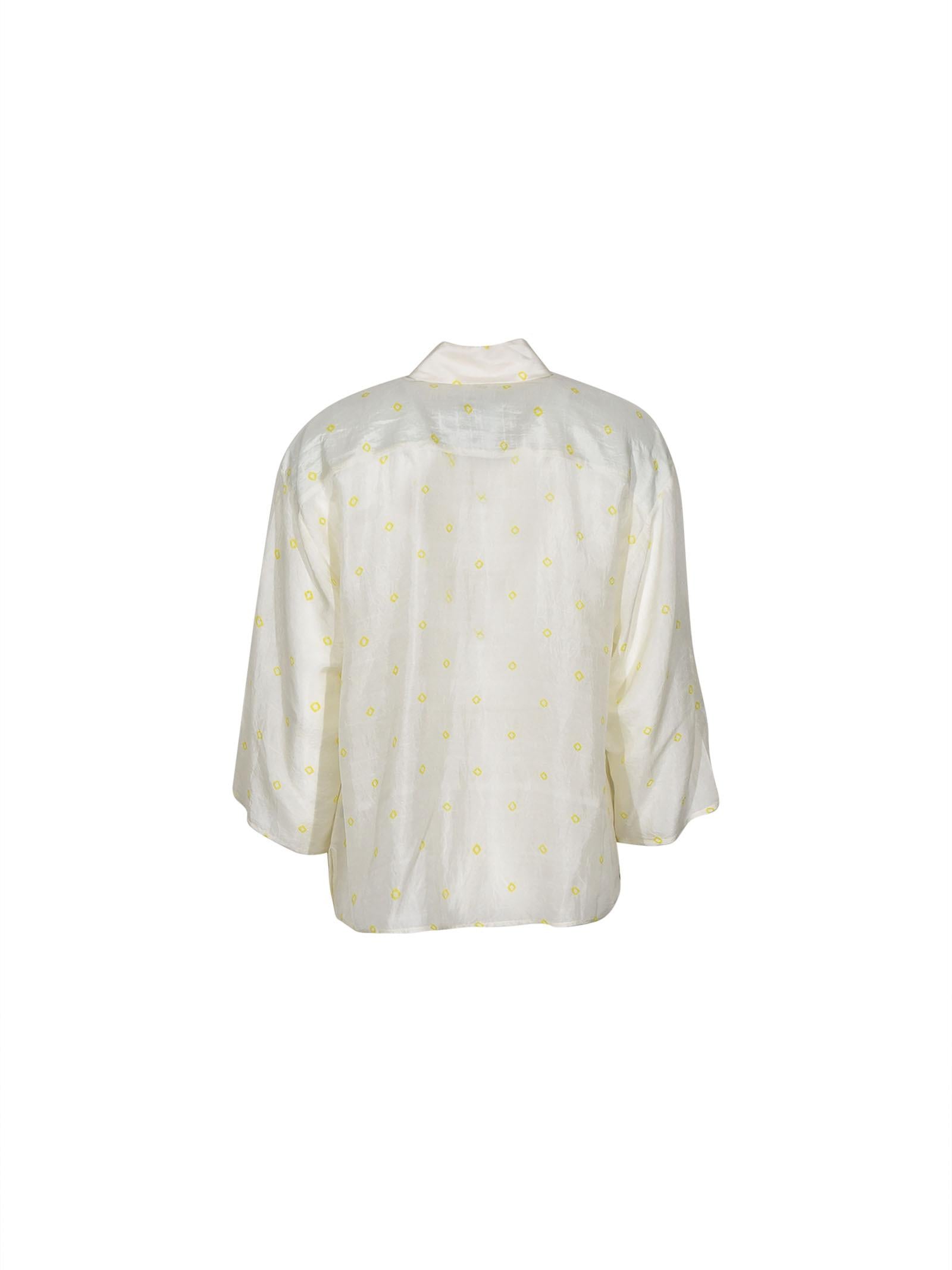 camicia manica tre quarti over 