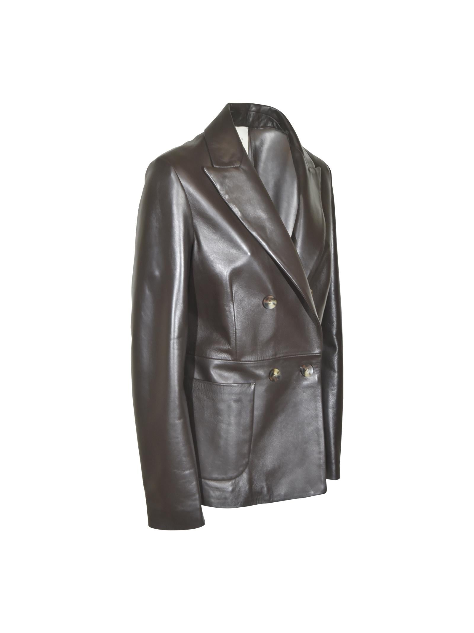 blazer dooppiopetto tasca toppa 