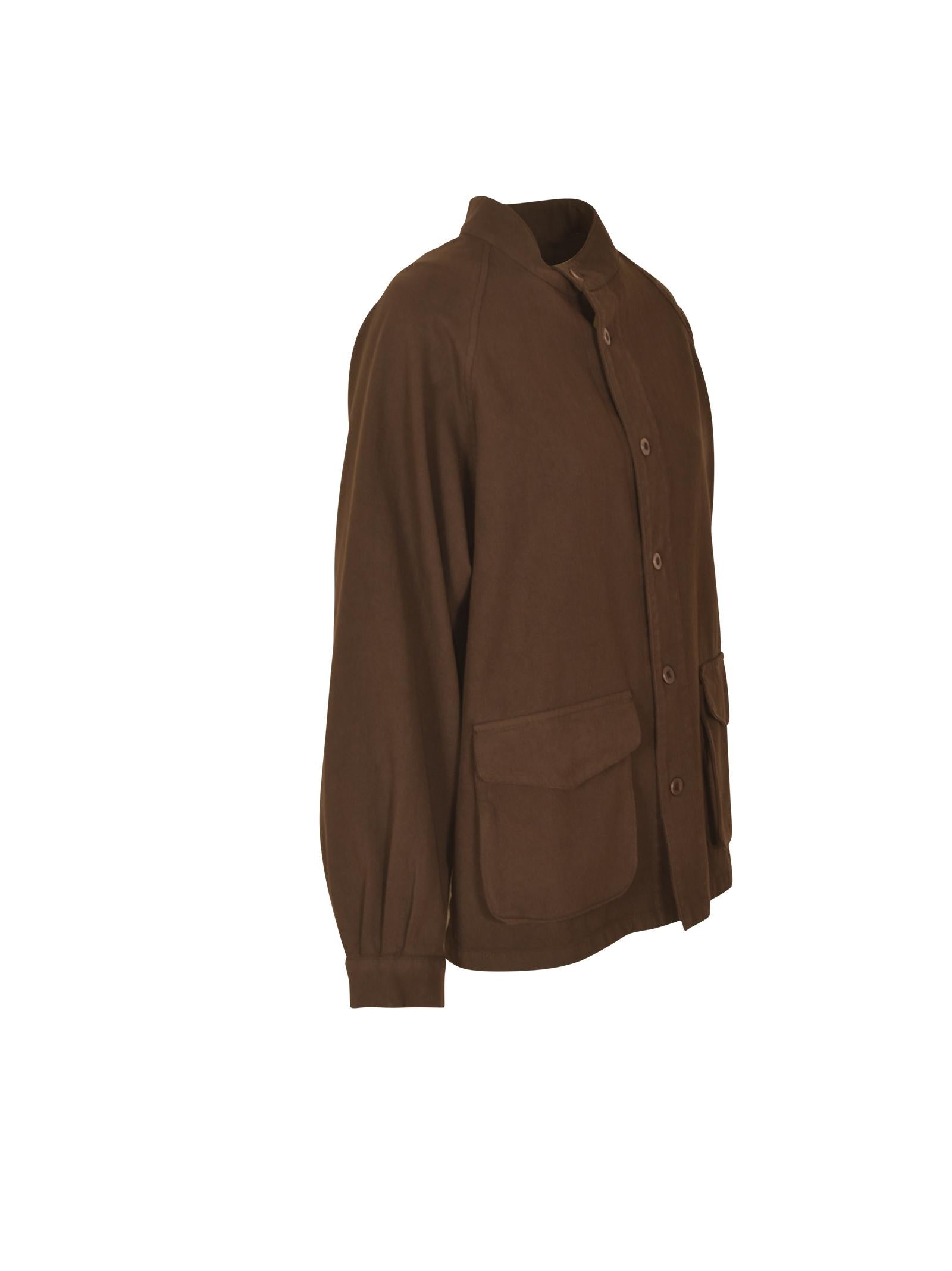 giacca ines collo guru e tasche applicate 