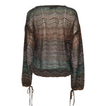 blusa m/l scollo v 