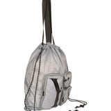 borsa nylon con logo 