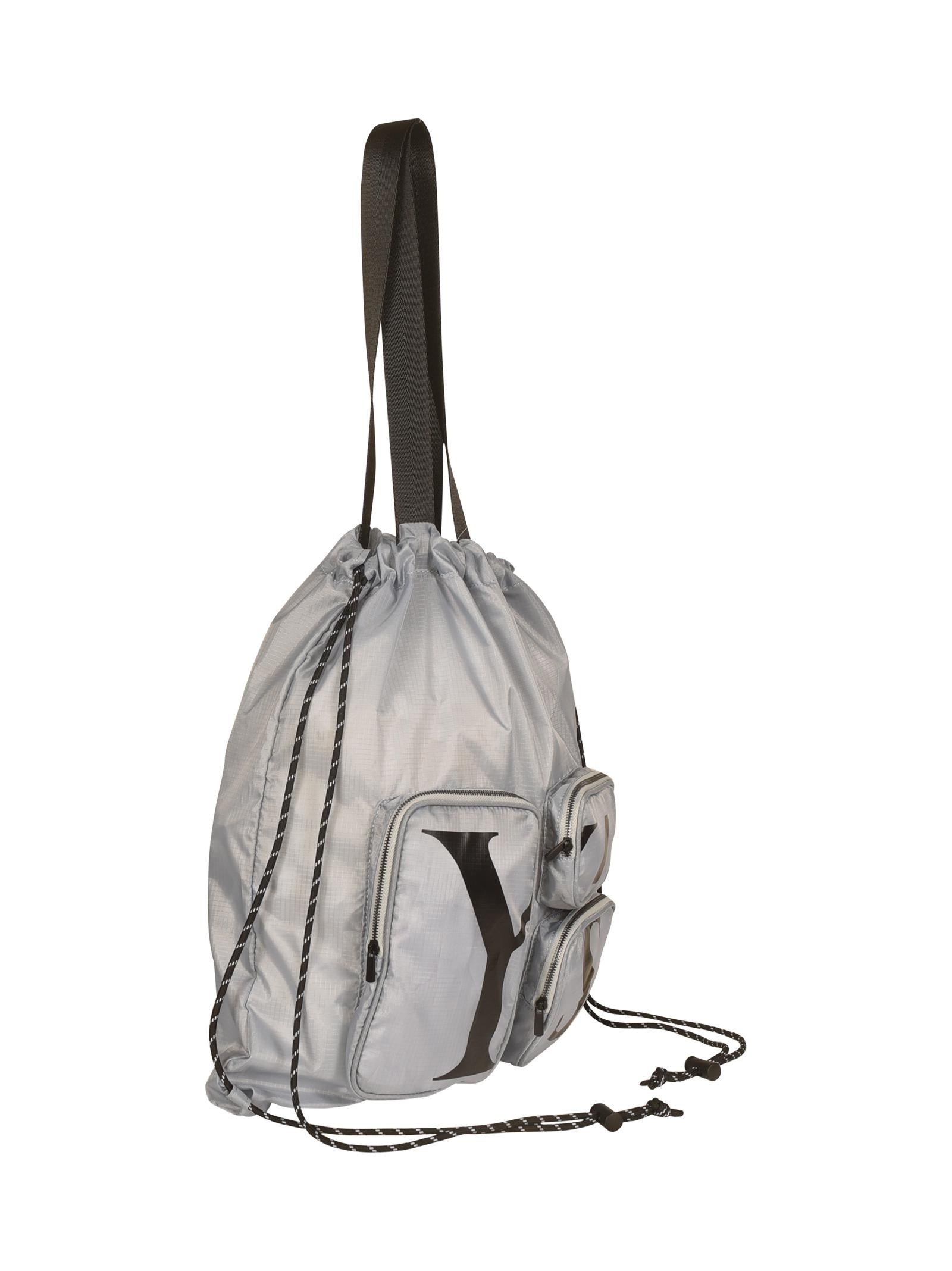 borsa nylon con logo 